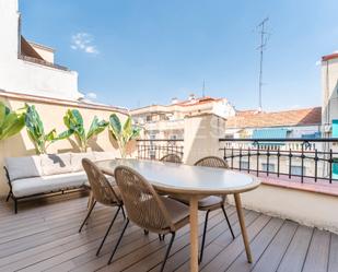 Terrace of Attic to rent in  Madrid Capital  with Air Conditioner, Heating and Parquet flooring