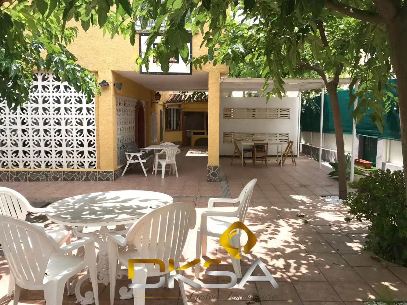 Jardí de Casa adosada en venda en Benicasim / Benicàssim amb Calefacció, Jardí privat i Terrassa