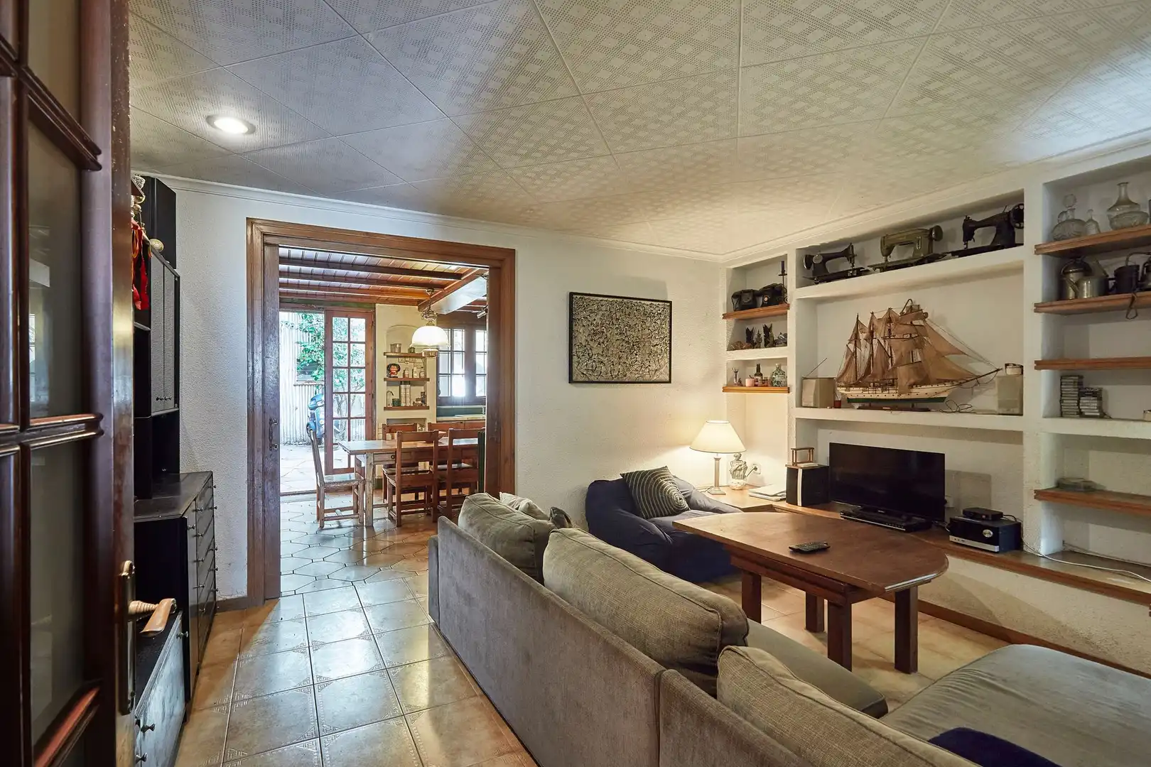 Living room of Detached homes for sale in Montgat  with Heating, Terrace and Storage room
