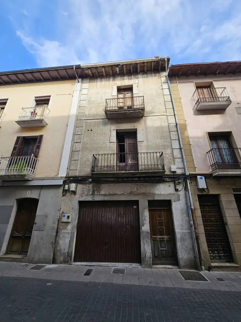 Vista exterior de Casa adosada en venta en Sangüesa / Zangoza