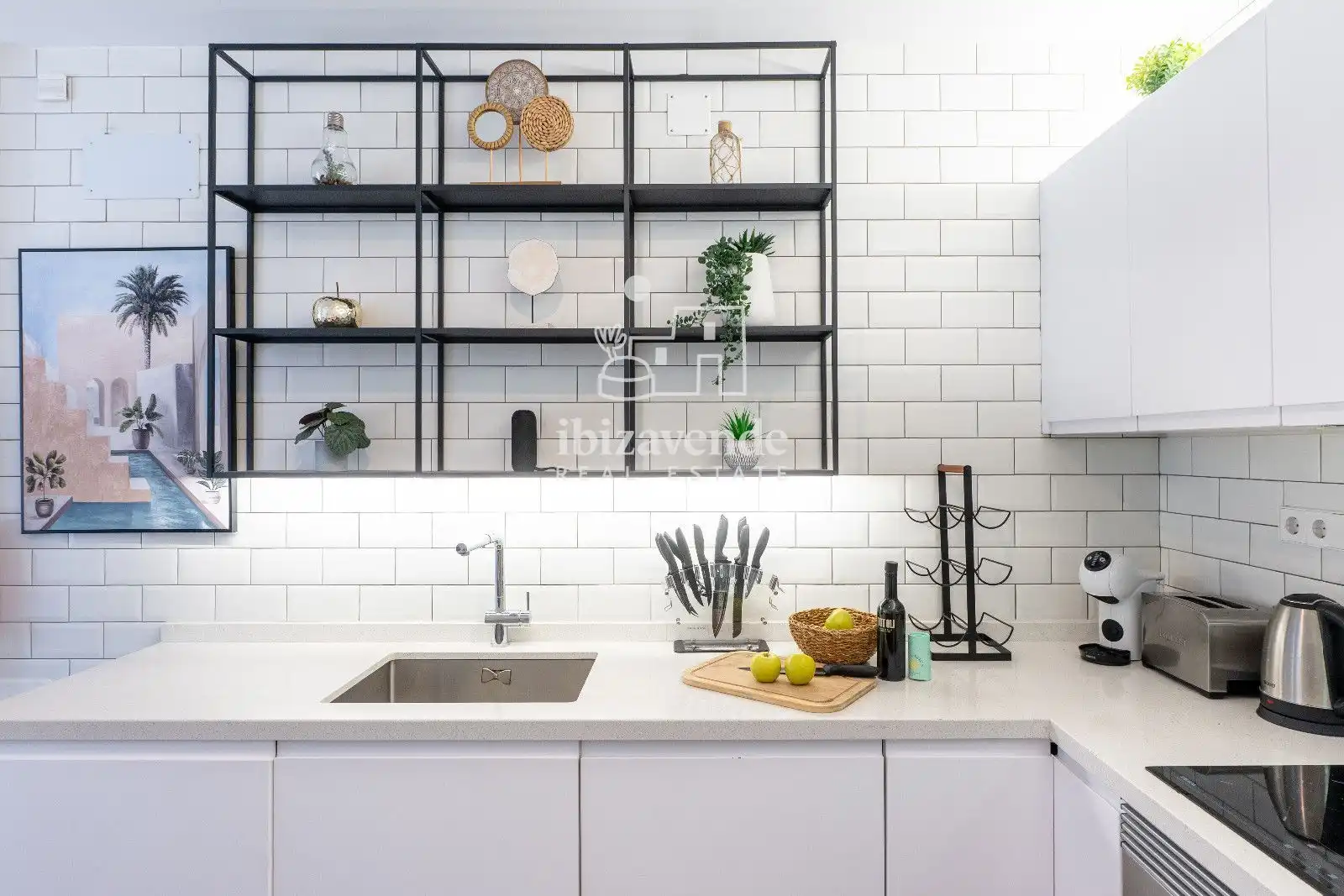 Kitchen of Flat for sale in Eivissa  with Air Conditioner, Heating and Terrace