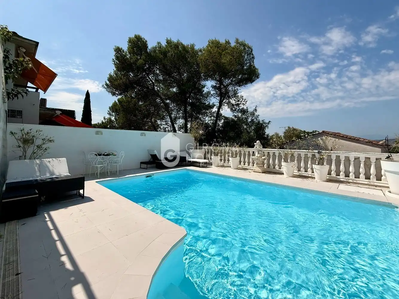 Piscina de Casa adosada en venta en Girona con Aire acondicionado, Calefacción y Terraza