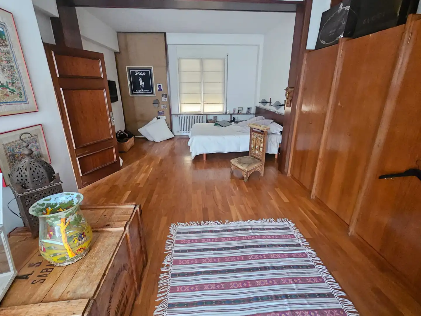 Bedroom of Flat for sale in Sabadell  with Heating, Parquet flooring and Terrace