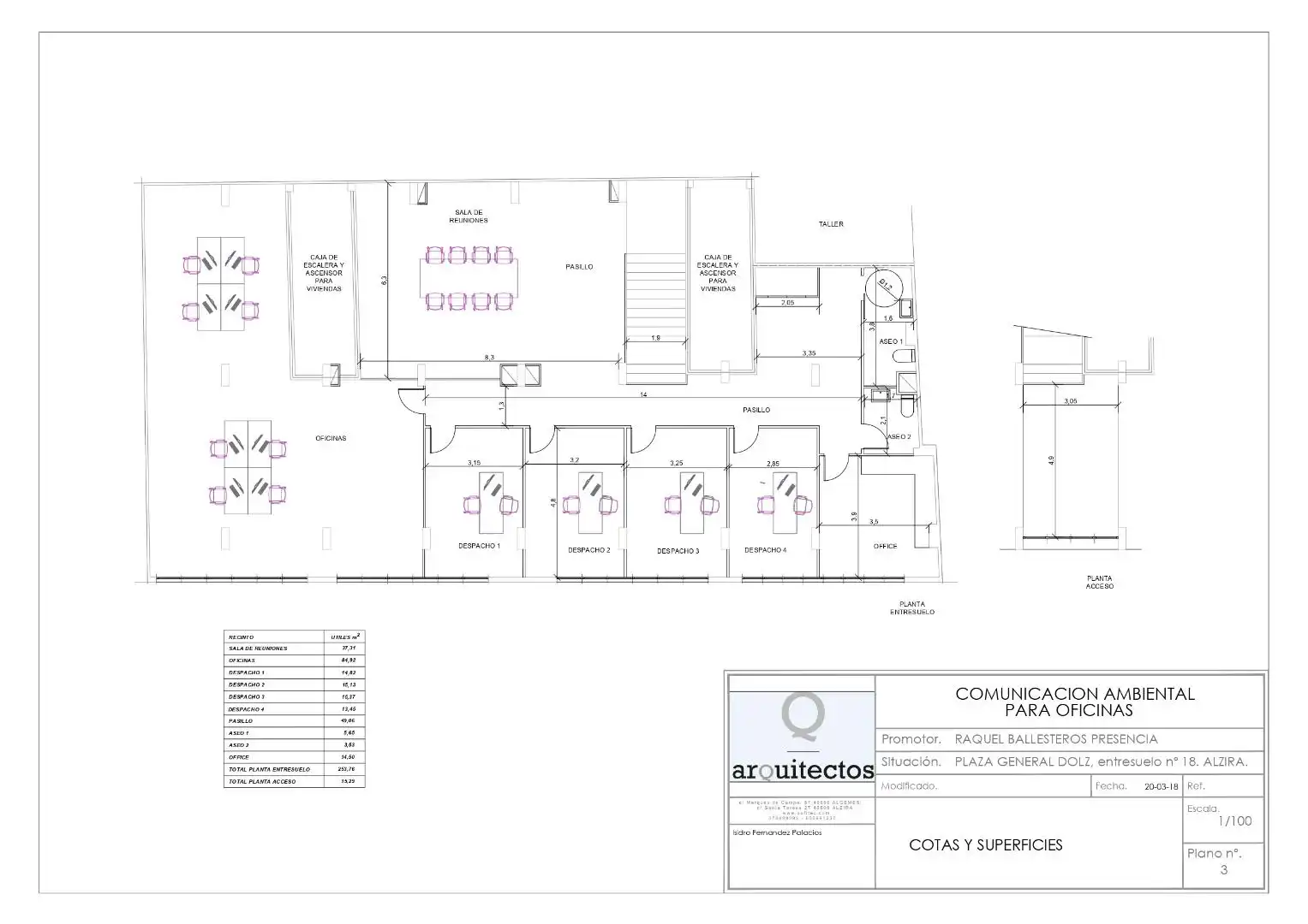 Oficina en venta en Alzira
