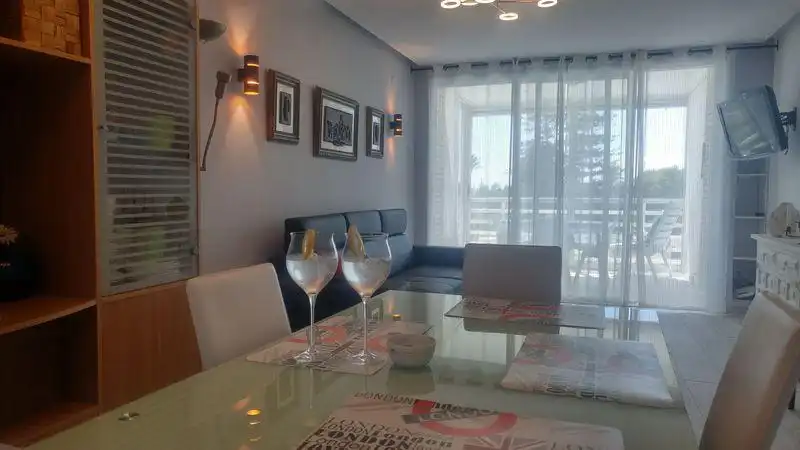 Dining room of Apartments for rent in Villajoyosa / La Vila Joiosa  with Air Conditioner and Internet