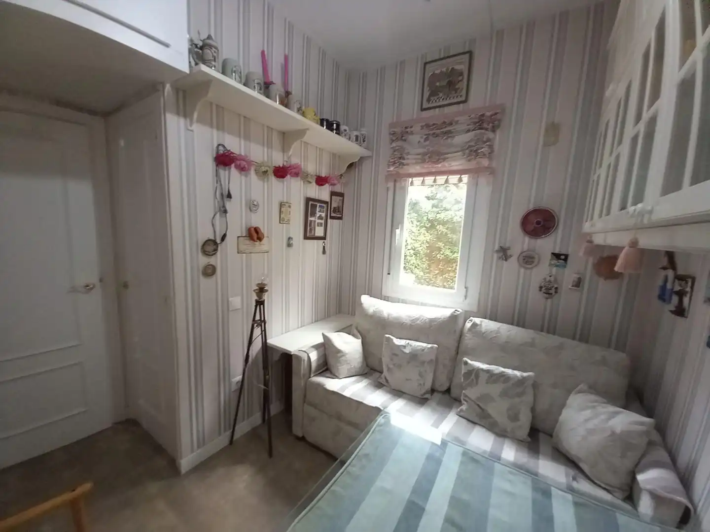 Wohnzimmer von Wohnung zur Miete in Madrid mit Klimaanlage, Heizung und Möbliert
