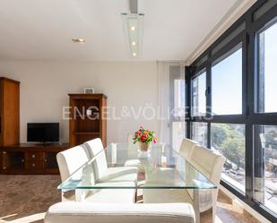 Dining room of Apartment to rent in  Valencia Capital  with Air Conditioner and Balcony