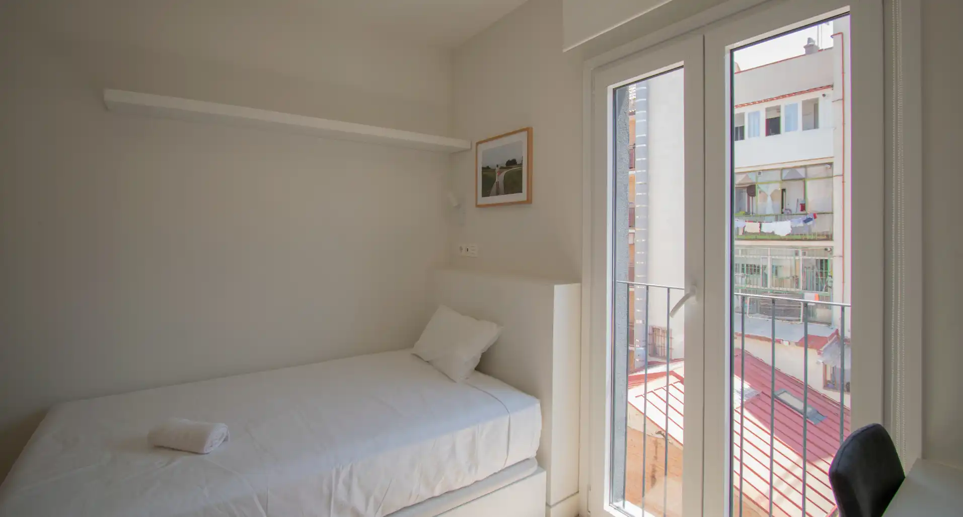 Dormitori de Casa o xalet per a compartir en Madrid amb Aire condicionat, Calefacció i Terrassa