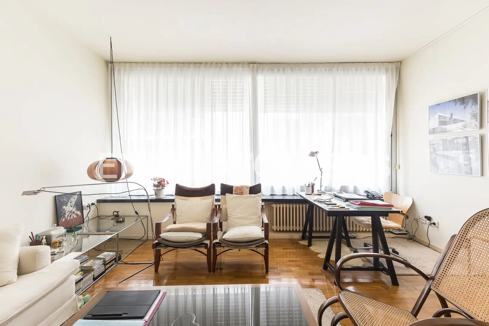 Wohnzimmer von Maisonette zum Verkauf in Barcelona mit Heizung und Parkett