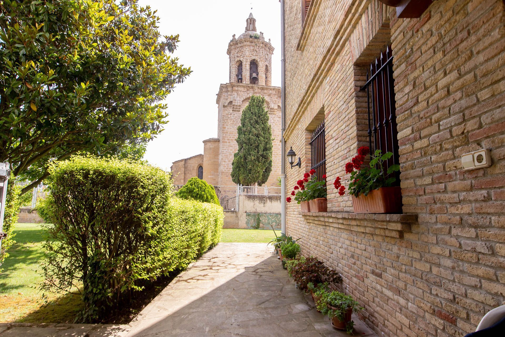 Exterior view of House or chalet for sale in Puente la Reina / Gares  with Heating, Private garden and Storage room