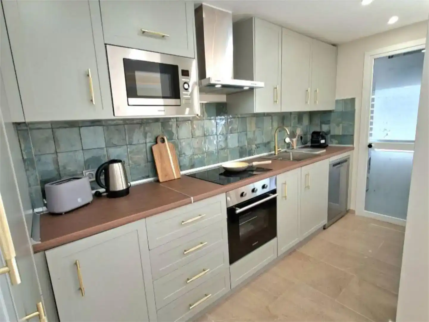 Kitchen of Flat for sale in Manilva  with Air Conditioner and Swimming Pool