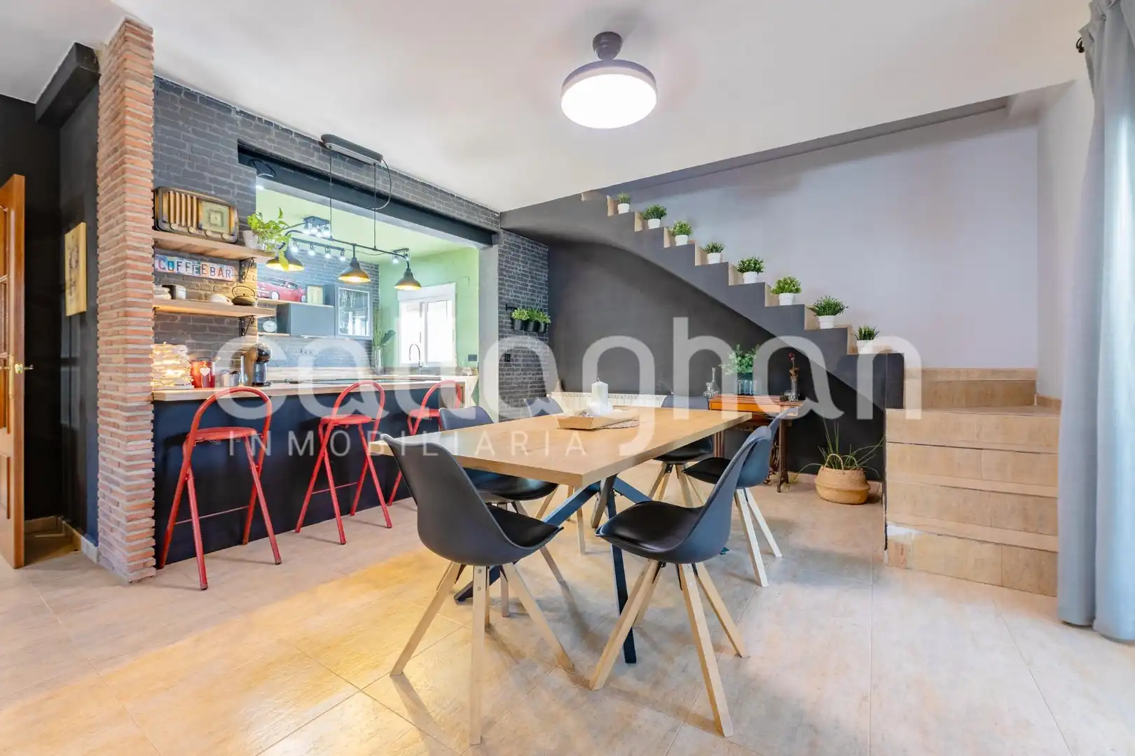 Dining room of Houses for sale in Serra  with Air Conditioner, Heating and Private garden
