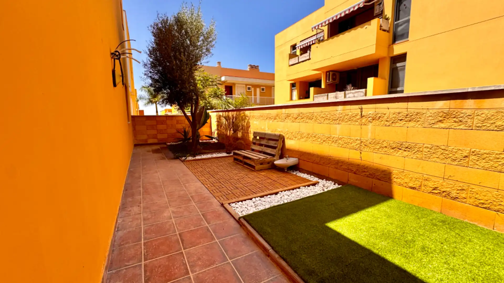 Terraza de Casa adosada en venta en San Miguel de Abona con Aire acondicionado, Jardín privado y Terraza