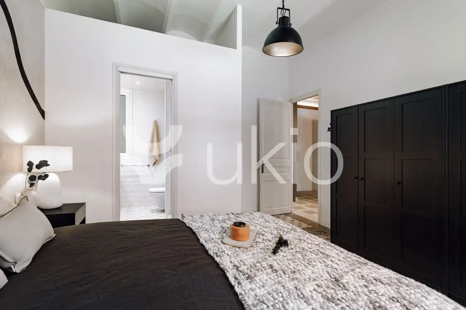 Habitación de Apartamento de alquiler en Barcelona con Aire acondicionado, Amueblado y Horno