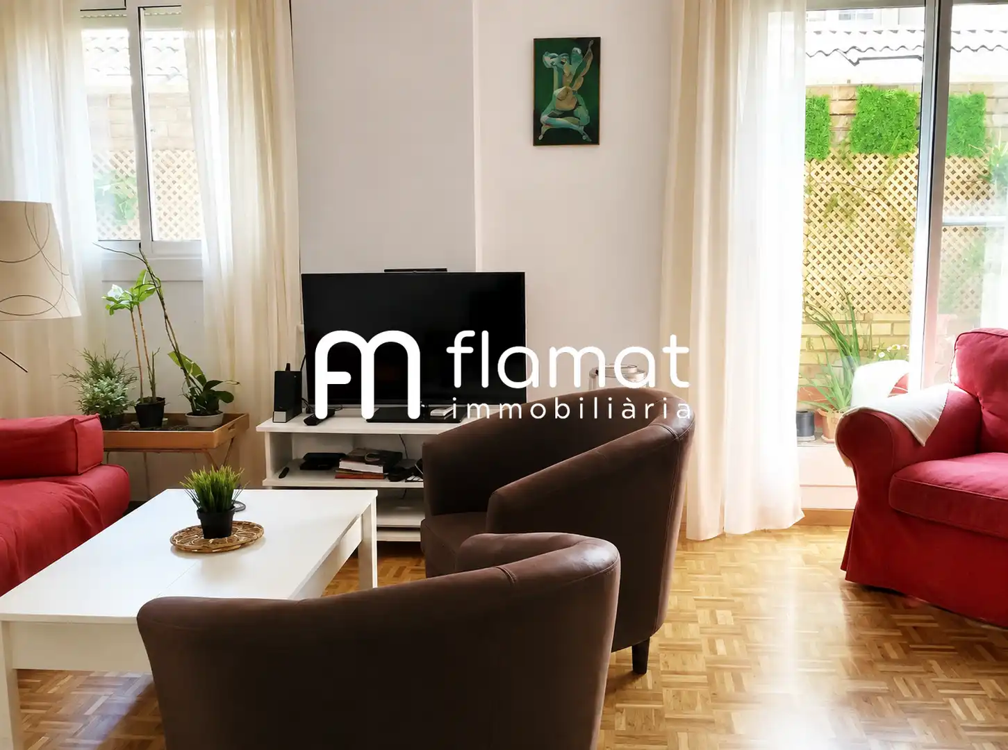 Sala de estar de Piso en venta en Barcelona con Terraza