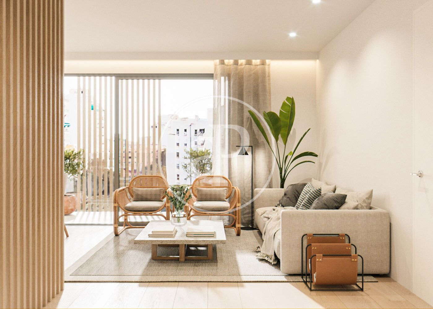 Sala d'estar de Àtic en venda en  Palma de Mallorca amb Aire condicionat, Calefacció i Terrassa