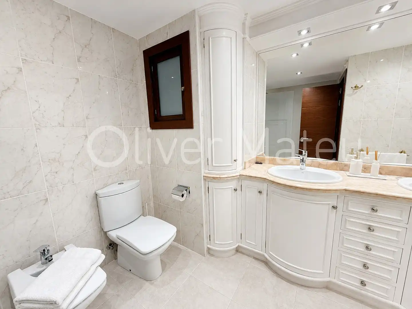 Badezimmer von Dachboden zum Verkauf in  Palma de Mallorca mit Klimaanlage, Parkett und Terrasse