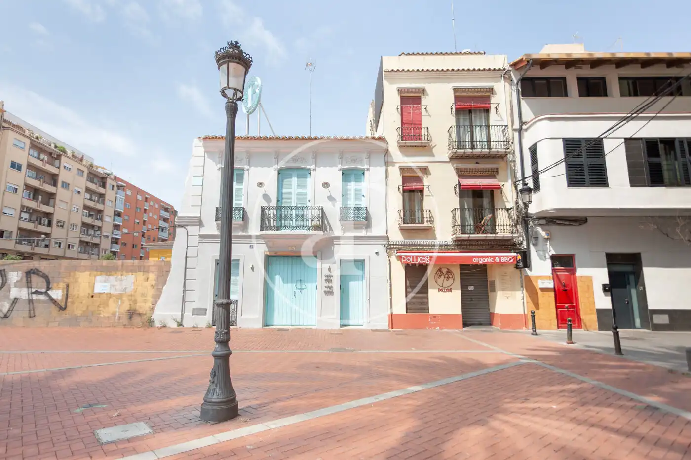Außenansicht von Wohnung zur Miete in Valencia mit Klimaanlage, Heizung und Terrasse