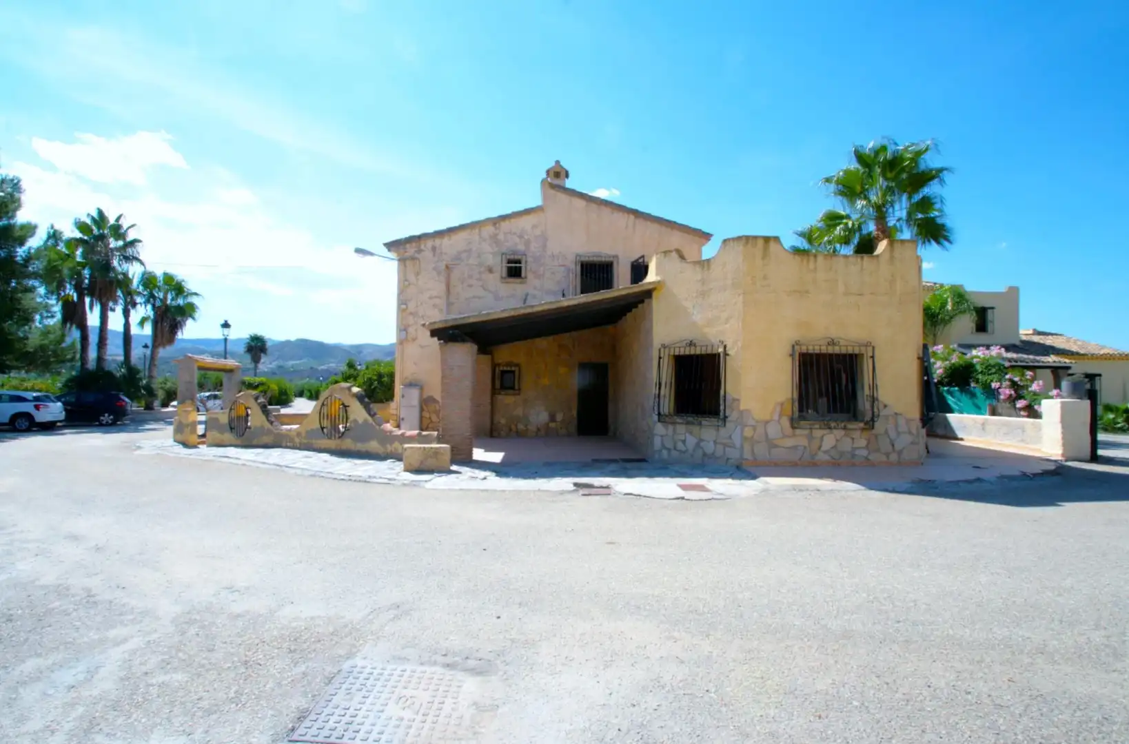 Vista exterior de Casa o chalet en venta en Cantoria con Jardín privado, Terraza y Piscina