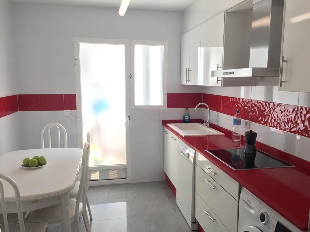 Kitchen of Flat to rent in Sagunto / Sagunt  with Air Conditioner, Terrace and Furnished