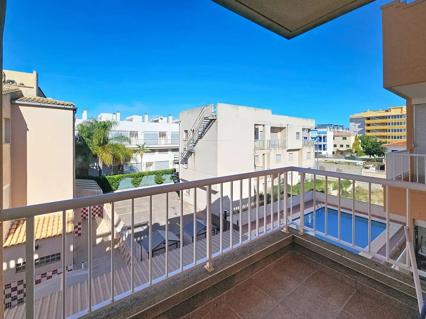 Balcony of Flat for sale in Miramar  with Air Conditioner, Heating and Terrace
