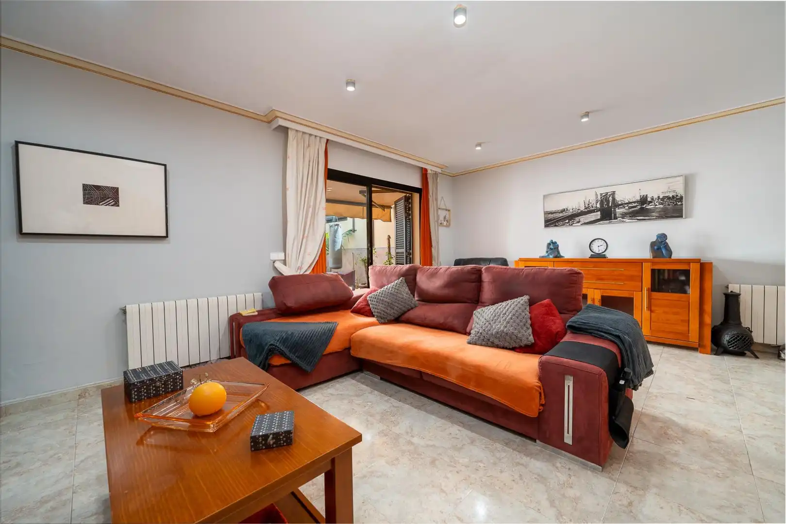 Sala d'estar de Casa adosada en venda en  Palma de Mallorca amb Aire condicionat, Calefacció i Terrassa