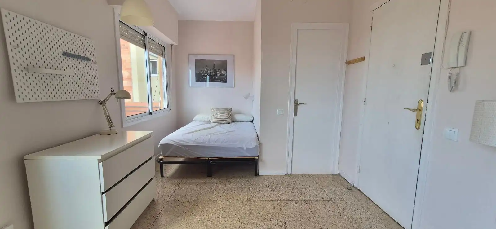 Bedroom of Attic for rent in Barcelona  with Air Conditioner, Terrace and Furnished