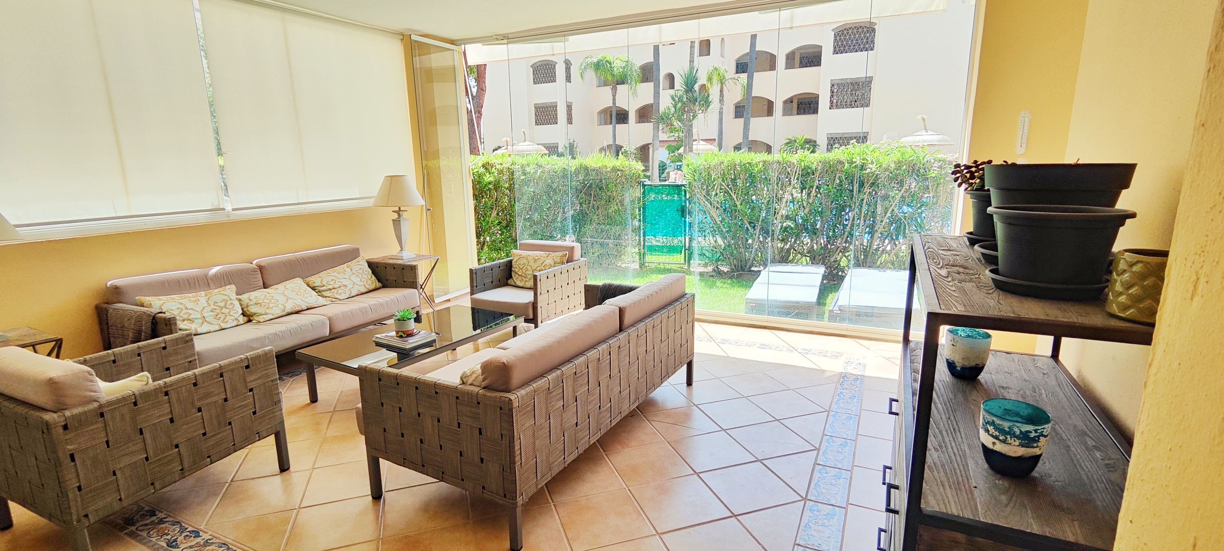 Terrace of Planta baja for sale in Marbella  with Air Conditioner, Private garden and Storage room