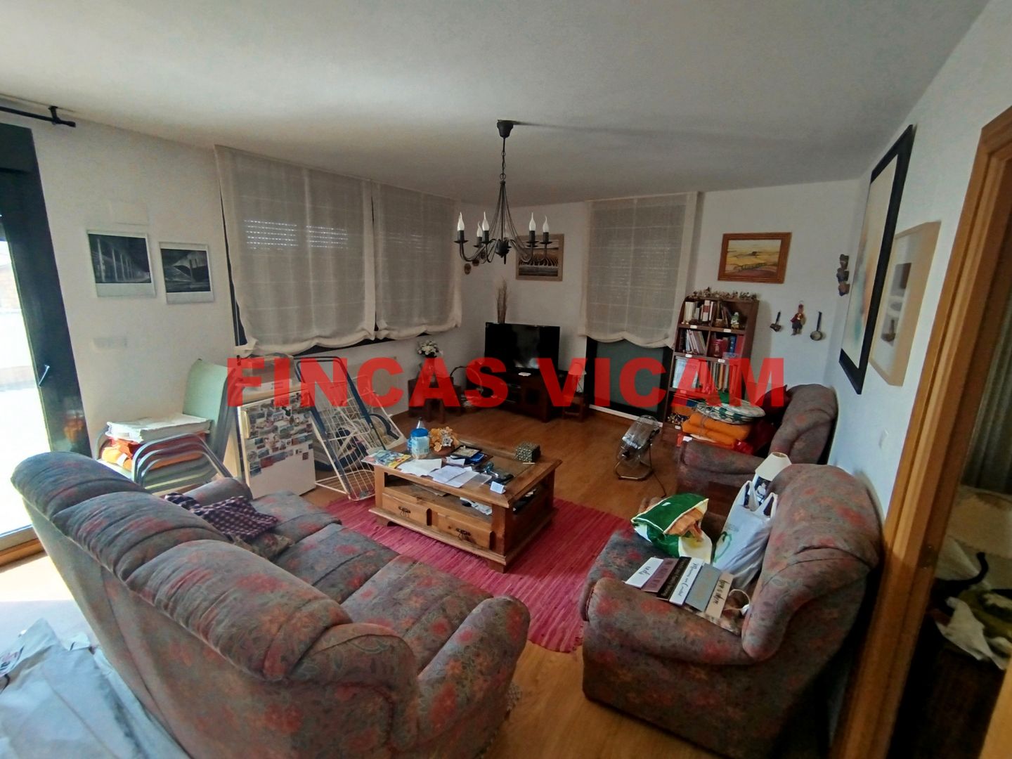 Sala d'estar de Finca rústica en venda en Lupiñén-Ortilla amb Calefacció, Jardí privat i Parquet