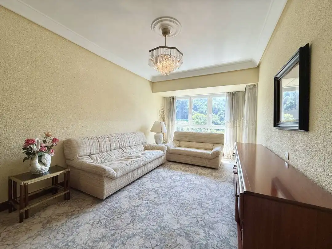 Sala de estar de Piso en venta en Elgoibar con Calefacción, Terraza y Amueblado