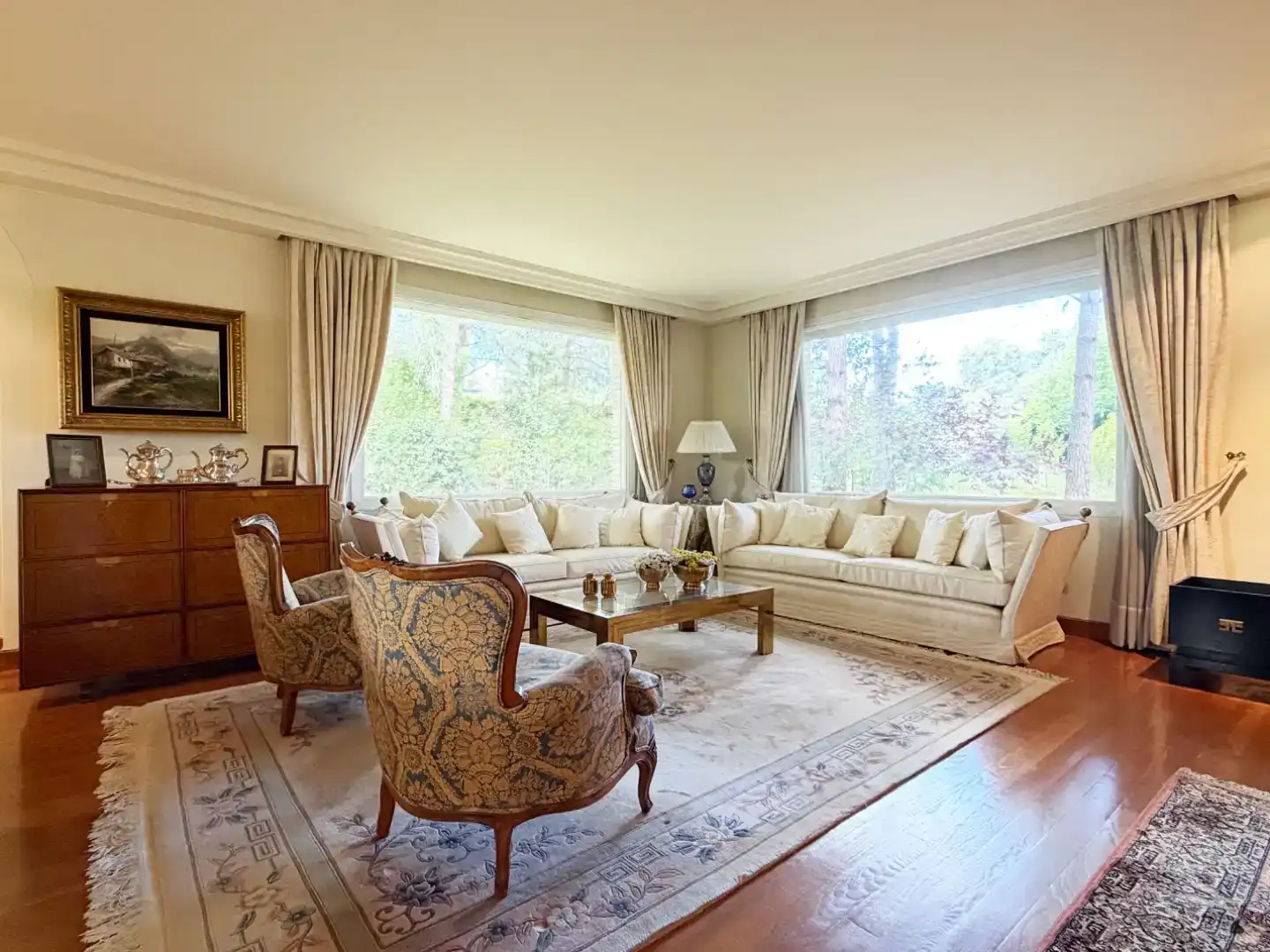 Sala de estar de Piso en venta en Ciudalcampo con Aire acondicionado, Calefacción y Jardín privado