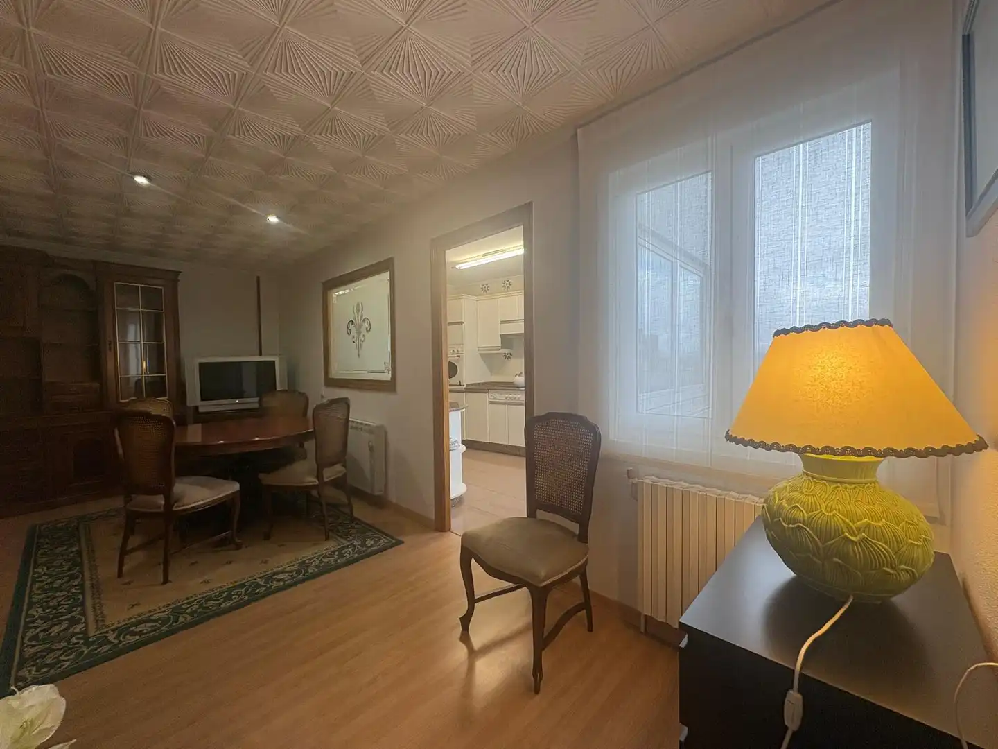 Sala d'estar de Pis de lloguer en Lugo amb Calefacció, Terrassa i Moblat