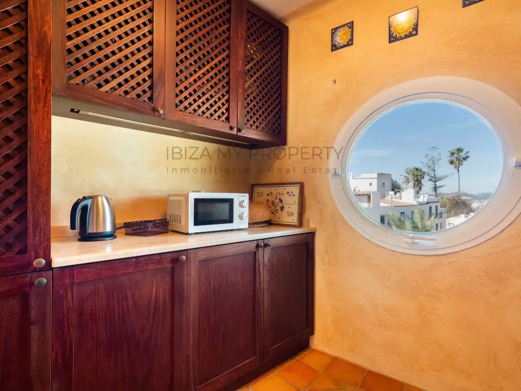 Cocina de Ático en venta en Eivissa con Aire acondicionado, Terraza y Amueblado