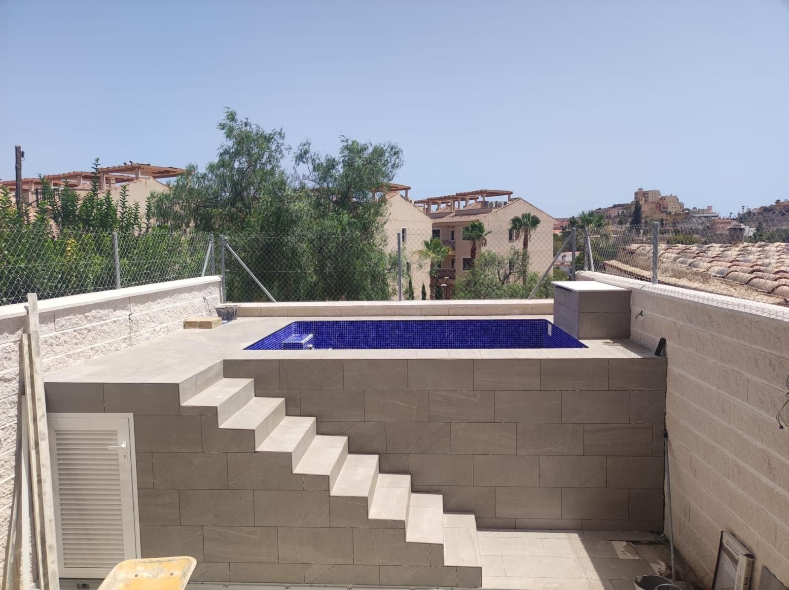 Swimming pool of Planta baja for sale in Águilas  with Air Conditioner, Terrace and Swimming Pool