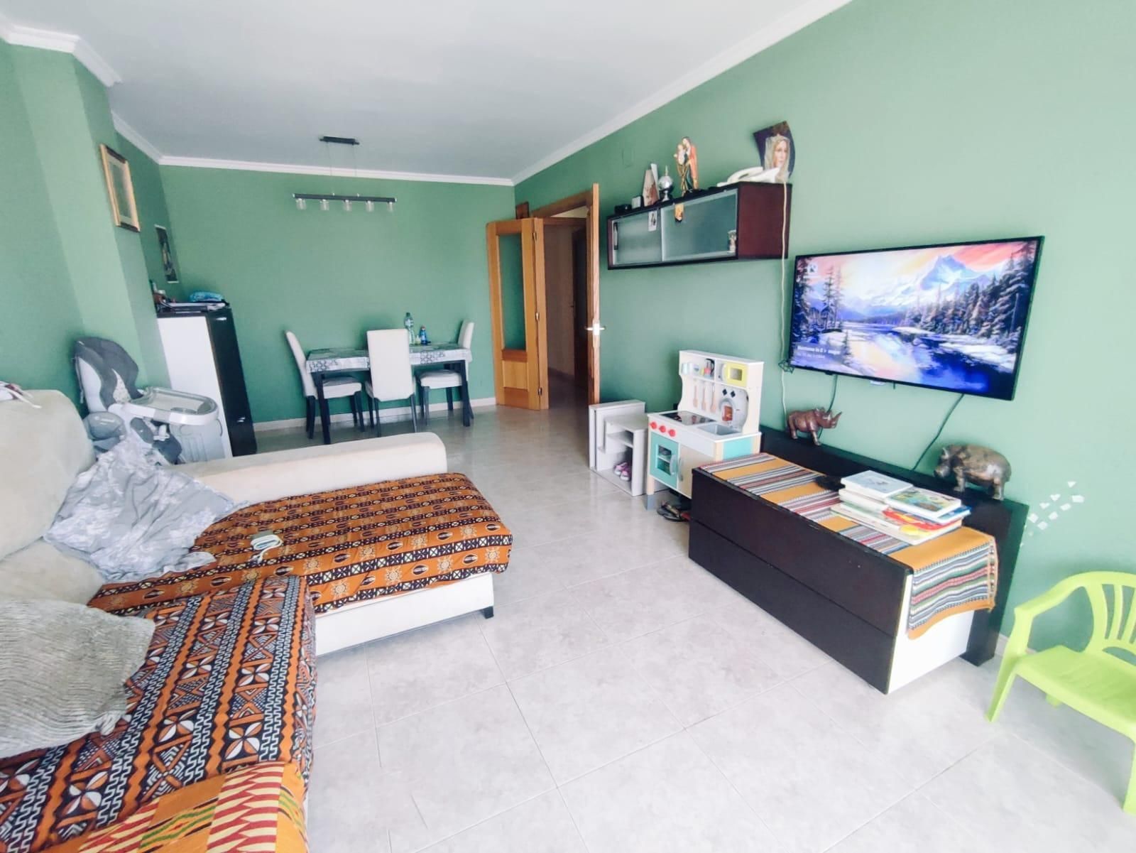 Sala d'estar de Apartament en venda en Burriana / Borriana amb Terrassa, Traster i Balcó
