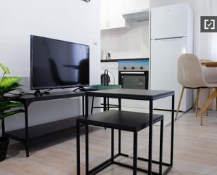 Living room of Flat to rent in  Madrid Capital  with Air Conditioner, Heating and Furnished