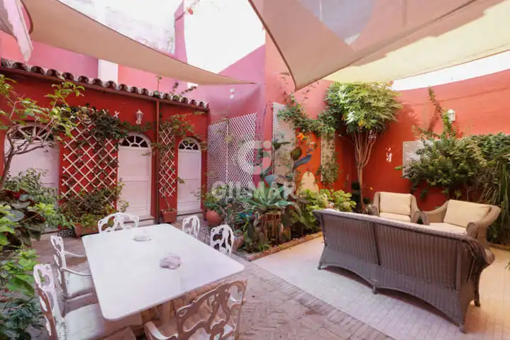 Jardín de Casa adosada en venta en El Puerto de Santa María con Calefacción y Jardín privado