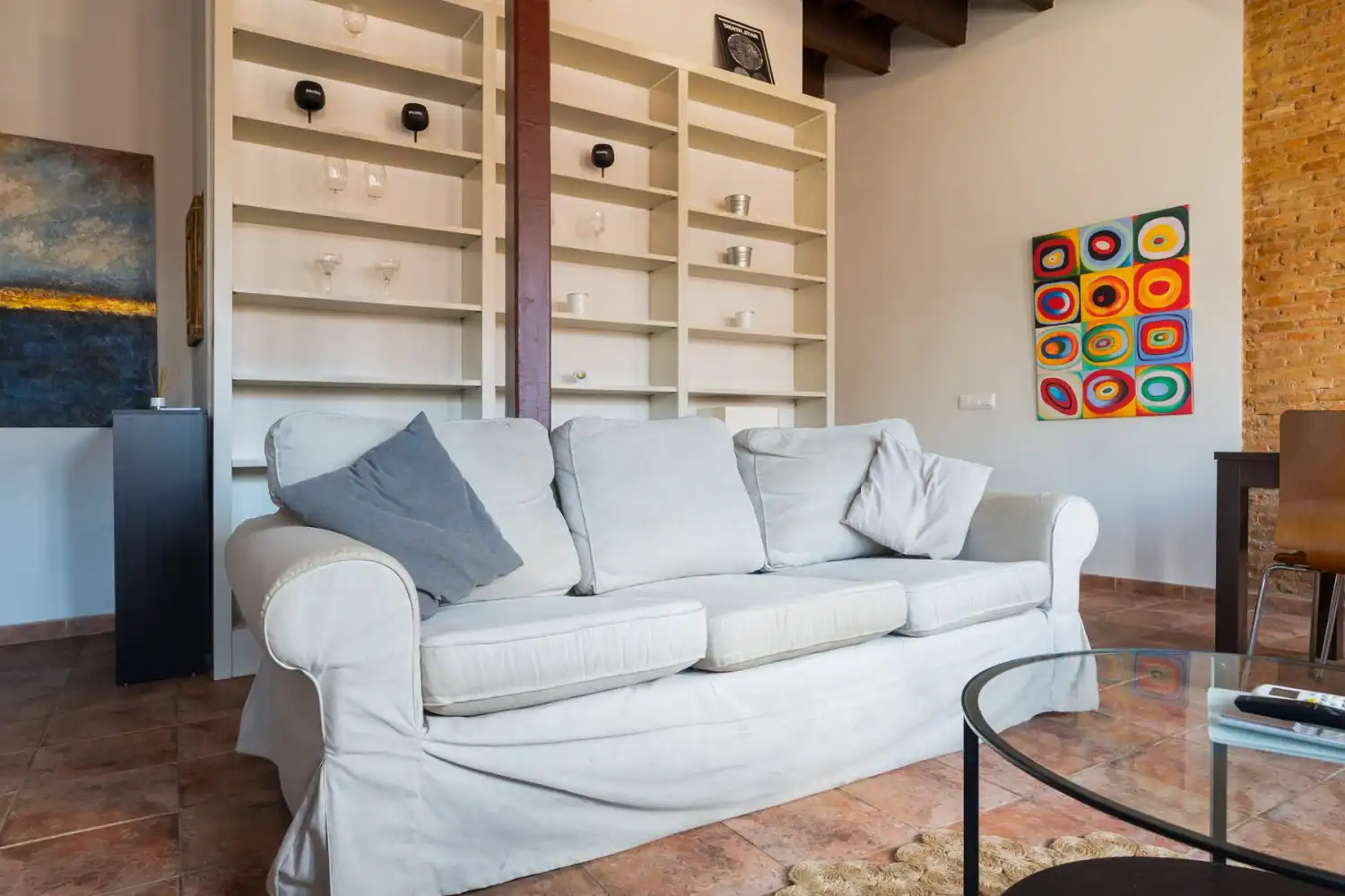 Sala de estar de Piso en venta en Sevilla con Aire acondicionado, Trastero y Amueblado