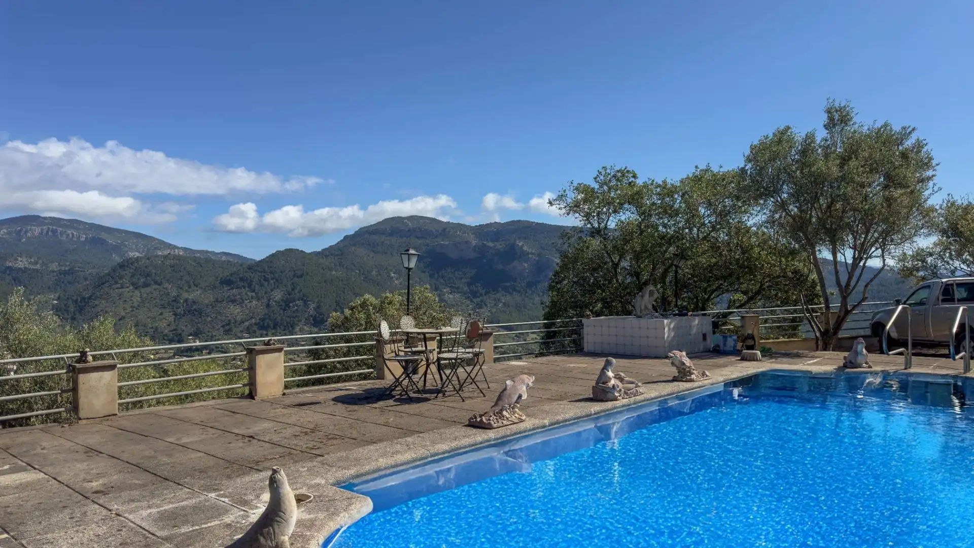 Swimming pool of Country homes for sale in Puigpunyent  with Heating, Private garden and Terrace