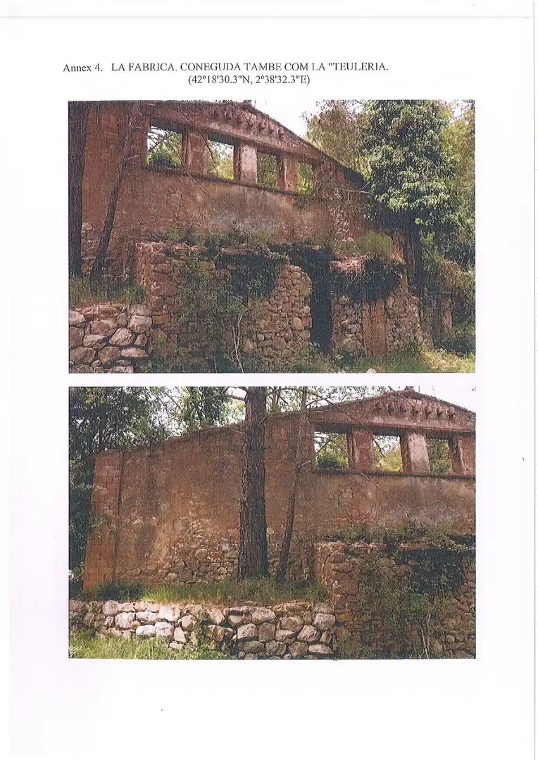 Vista exterior de Finca rústica en venta en Albanyà con Jardín privado, Terraza y Trastero