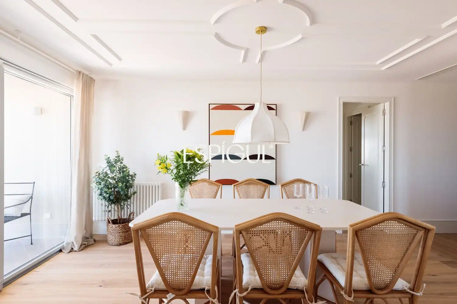 Esszimmer von Wohnung zum Verkauf in Madrid mit Klimaanlage, Heizung und Terrasse