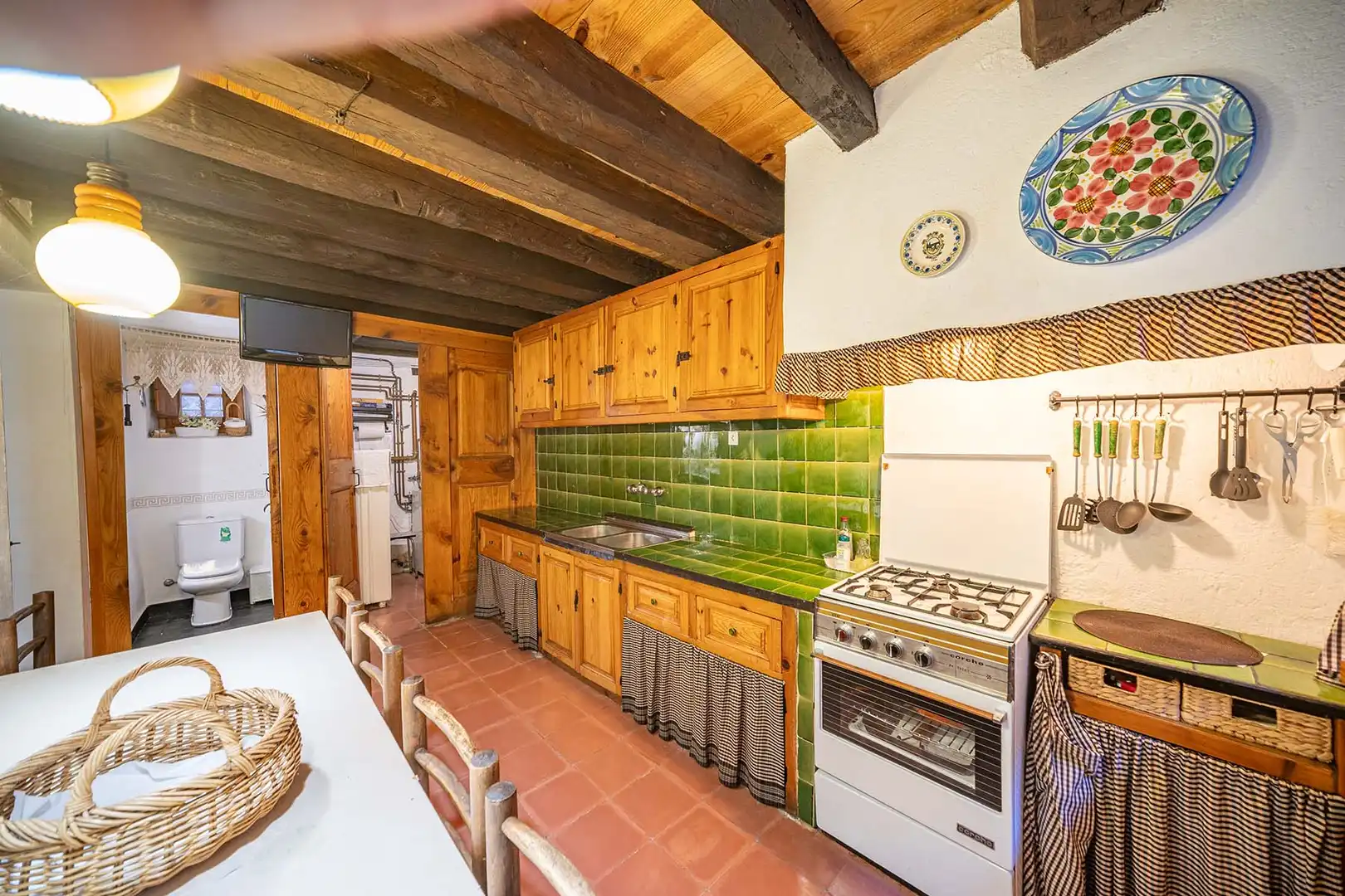 Kitchen of Detached homes for sale in Naut Aran  with Heating, Parquet flooring and Furnished