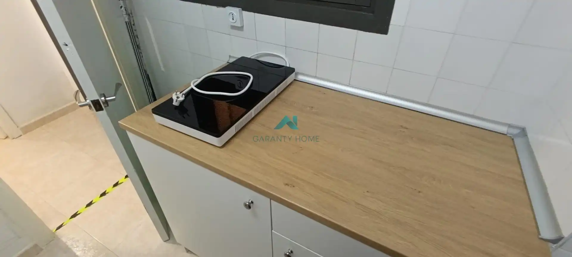 Cocina de Estudio de alquiler en Laredo con Terraza y Amueblado