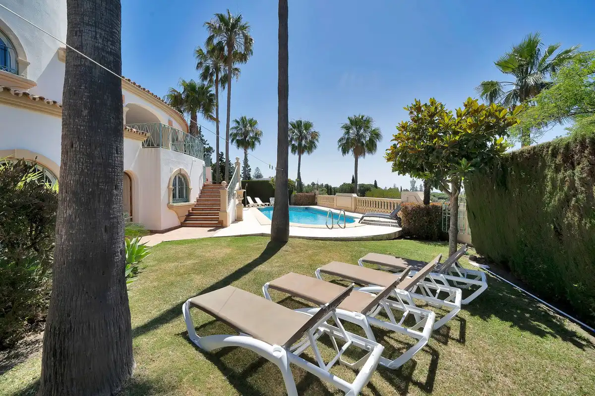 Jardín de Casa o chalet en venta en Marbella con Aire acondicionado, Calefacción y Jardín privado