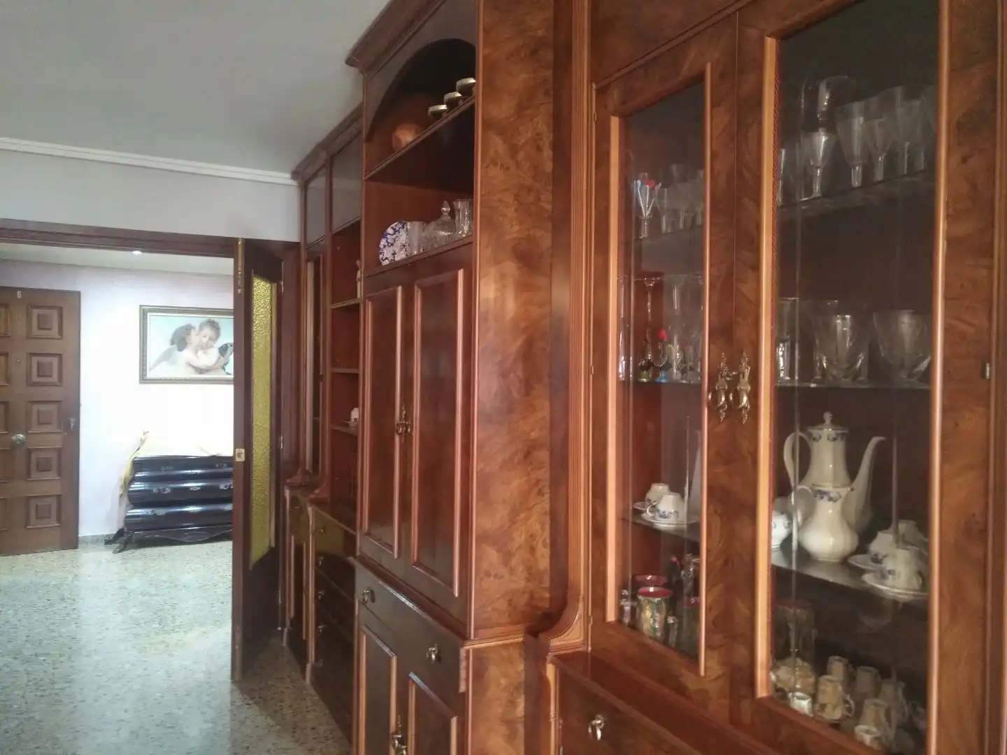 Comedor de Piso para compartir en Valencia con Calefacción, Amueblado y Horno