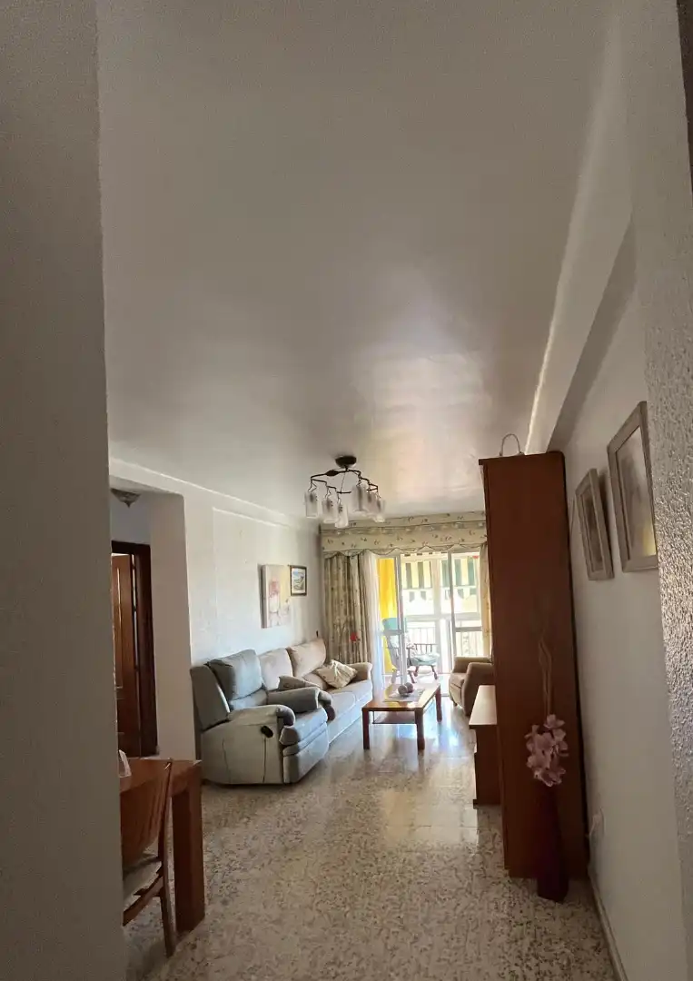 Living room of Flat for sale in Málaga  with Air Conditioner, Heating and Terrace