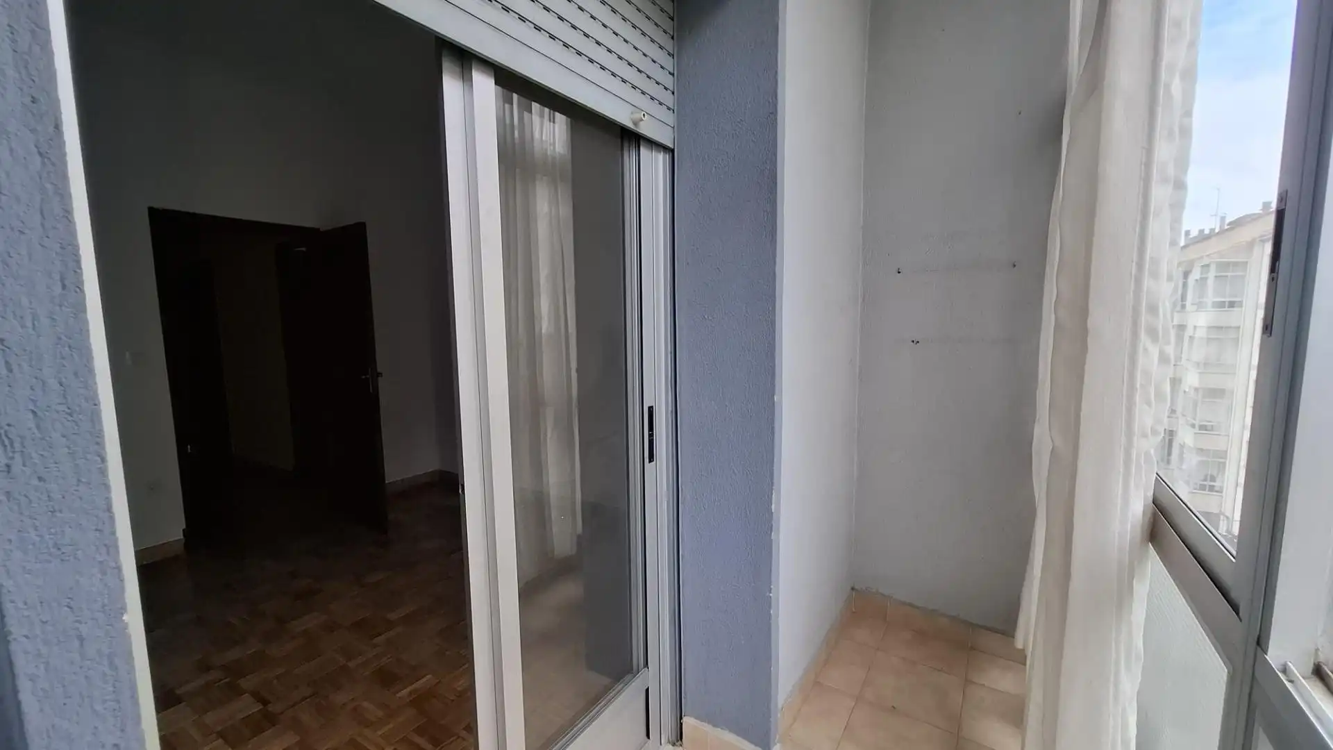 Balcony of Flat for sale in Ourense Capital   with Parquet flooring, Storage room and Balcony