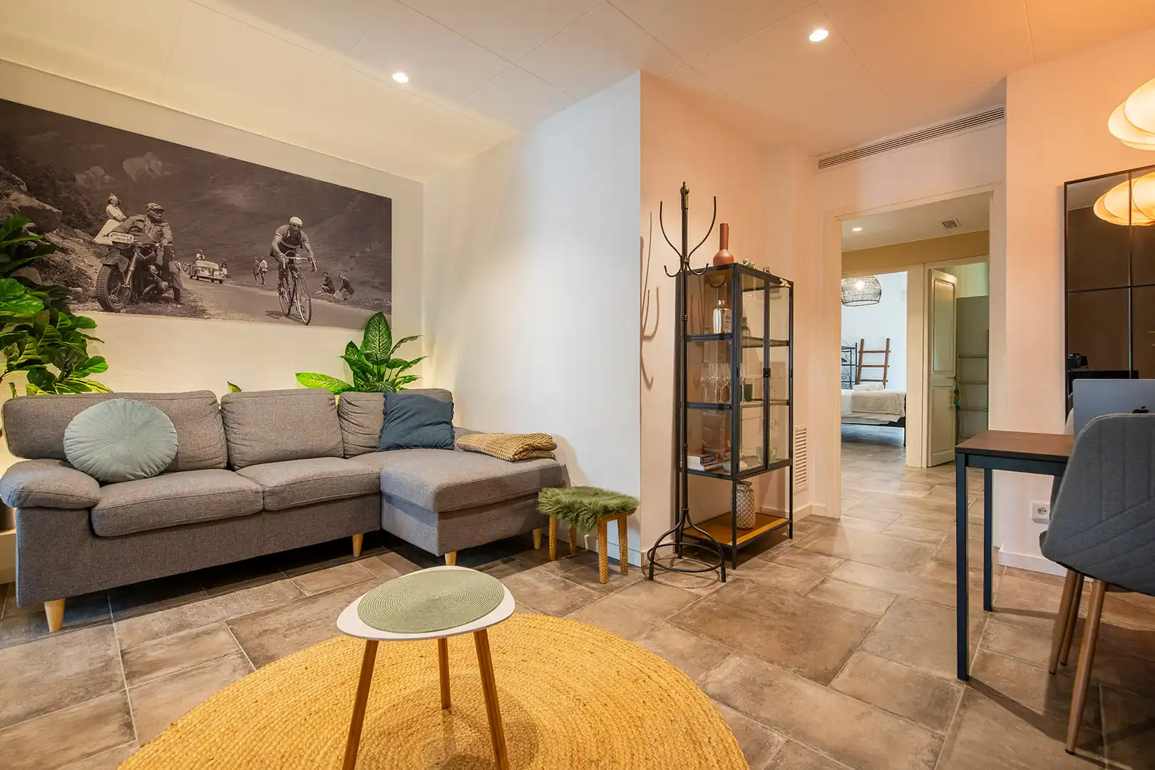 Sala de estar de Piso en venta en Girona con Aire acondicionado, Calefacción y Amueblado
