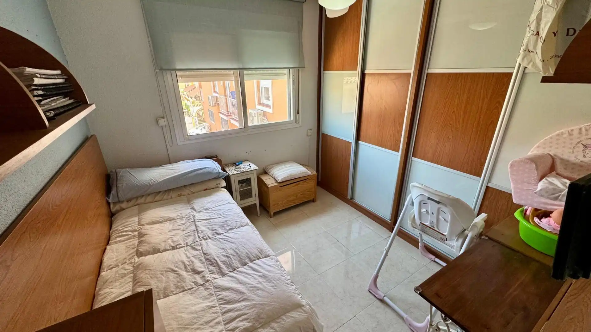 Bedroom of Flat for sale in Rincón de la Victoria  with Air Conditioner and Storage room