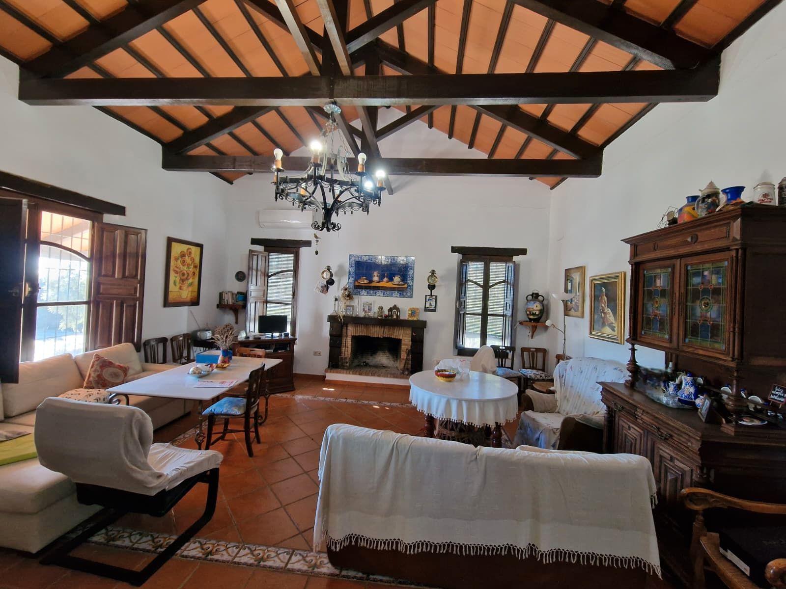 Menjador de Casa o xalet en venda en Fernán-Núñez amb Aire condicionat, Jardí privat i Traster